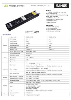 Led Treiber 24Volt 200 Watt,Dimmbar, 3557
